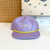 Lavender Cotton Rope Hat