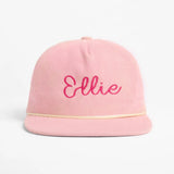 Pink Corduroy Rope Hat