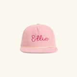 Pink Corduroy Rope Hat